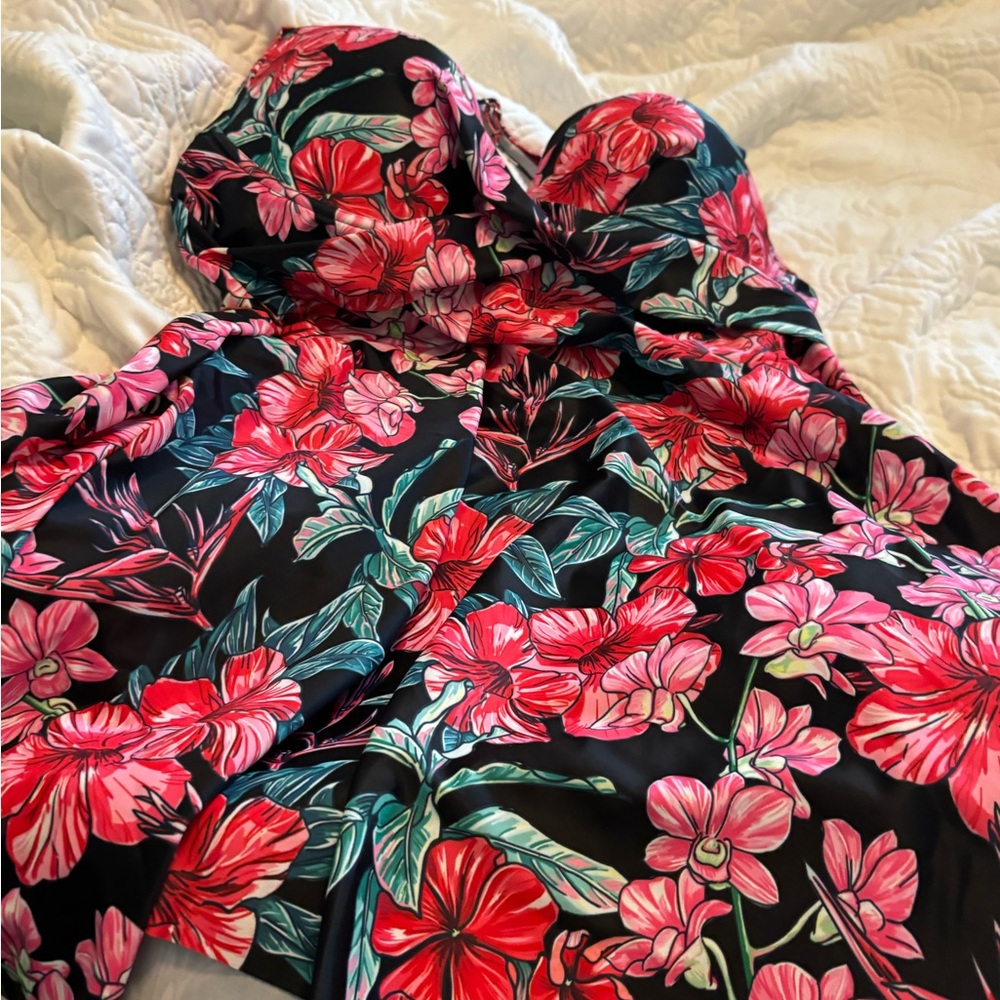 Colorful 2piece tankini